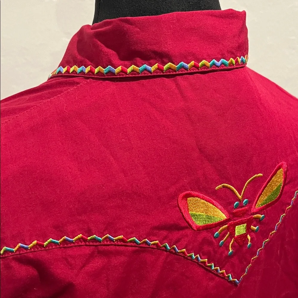 Bob Mackie Wearable Art embroidered shirt - Picture 10 of 12
